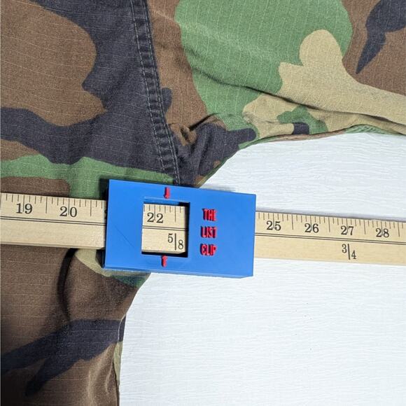 US Military Jacket Mens Large Short Green Woodland Camo Army Field Jacket - Picture 6 of 6